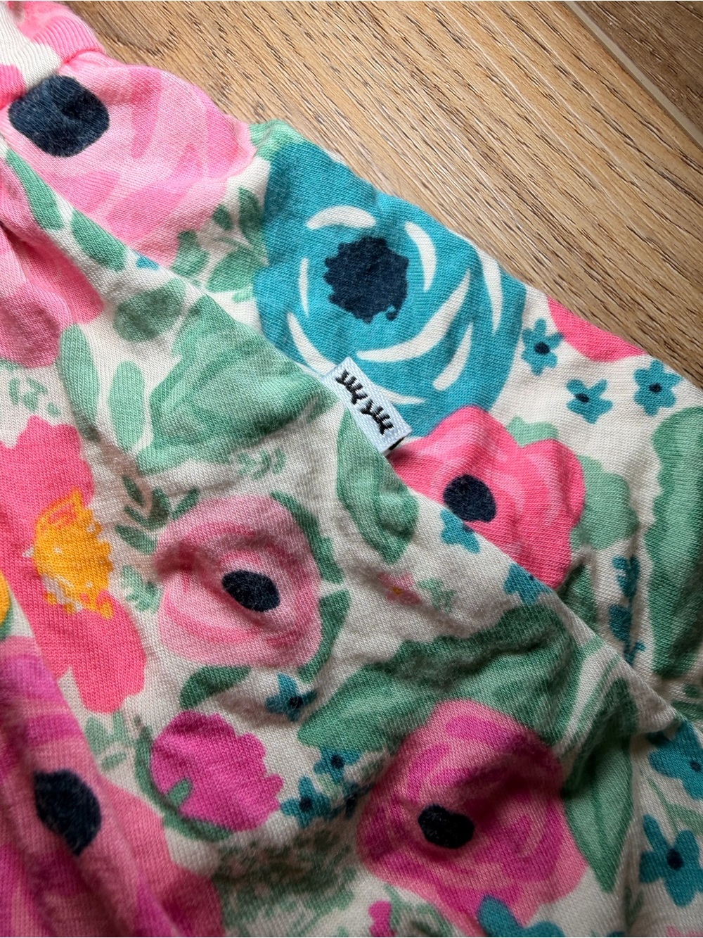 Little Sleepies Secret Garden Flutter Sleeve Twirl Bodysuit Dress 18-24M Floral - Picture 10 of 10